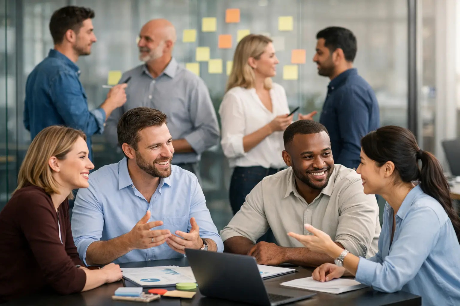 Teamworkshop für abteilungsübergreifende Zusammenarbeit