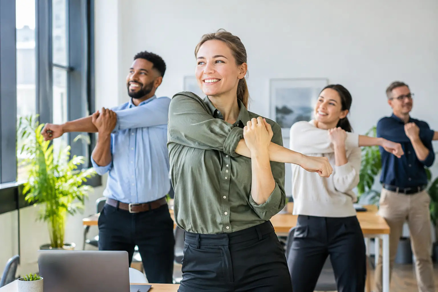 New Work Gesundheitsangebote, die Teams stärken