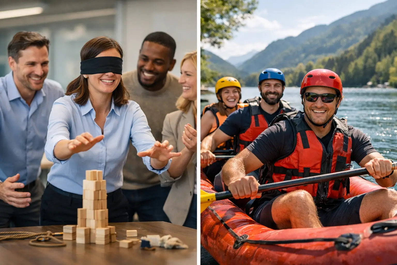 Teambuilding-Workshop oder Firmenausflug