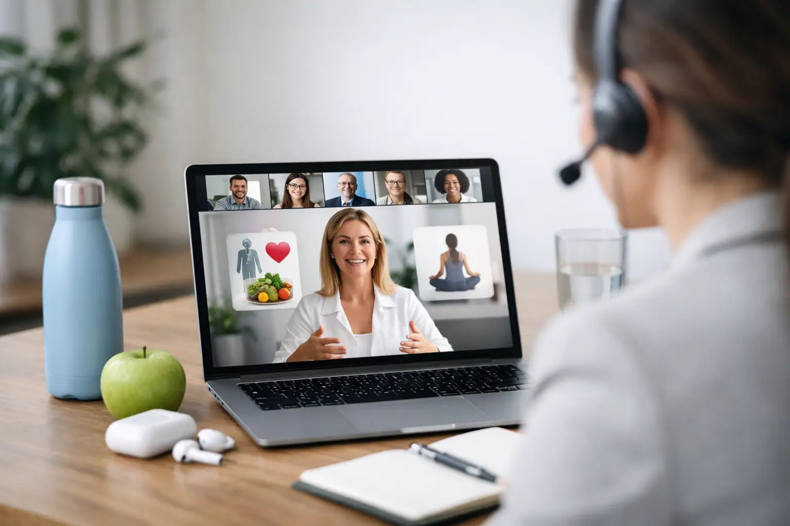 Webinar für Mitarbeitergesundheit mit Wirkung